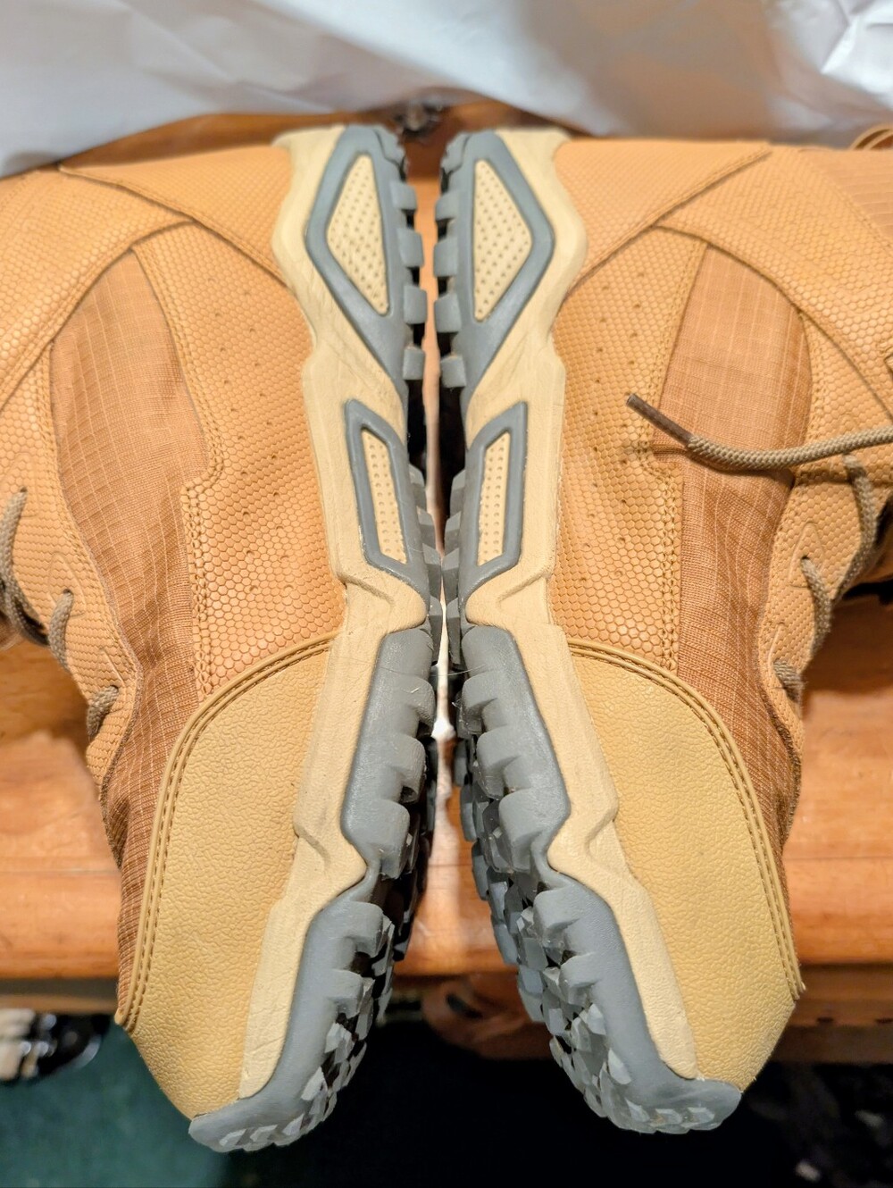 Coostar Heavy Duty Tactical Brown High-Top Waterproof Boots Size 11